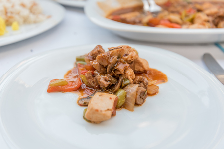 Testi Kebab a traditonal Ottoman dish in Istanbul, Turkeyの写真素材