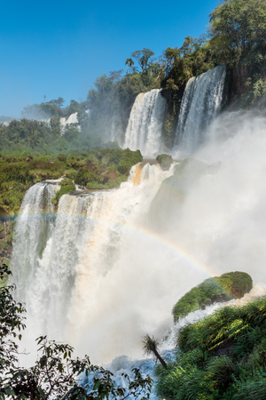 Argentinian Side of Iguazu Falls in Misiones Province, Argentinaの写真素材