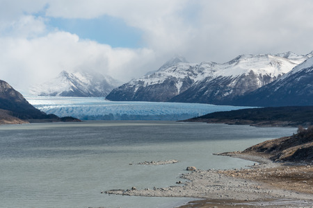 Perito Moreno Glacier in Santa Cruz Province, Argentinaの写真素材