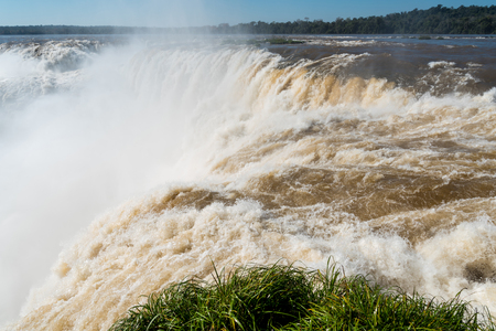 Argentinian Side of Iguazu Falls in Misiones Province, Argentinaの写真素材