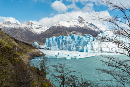 Perito Moreno Glacier in Santa Cruz Province, Argentinaの写真素材