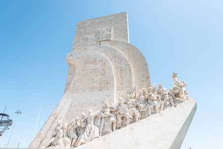 PadrÃ£o dos Descobrimentos monument in Lisbon, Portugalのeditorial素材