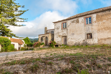 The rural village of Ulgueira in the outskirts of Sintra in Portugalの写真素材