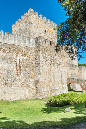 Castelo de Sao Jorge in Lisbon, Portugalのeditorial素材