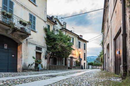 Historical Centre of Orta San Giulio, Italyのeditorial素材