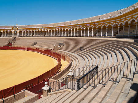Bullfight arena of Seville, Andalusia, Spain 
