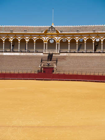 Bullfight arena of Seville, Andalusia, Spainのeditorial素材