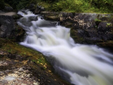 River in the forest. Republic of Karelia, Russiaの写真素材