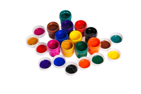 Paints on the isolated background.の写真素材