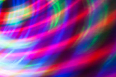 Abstract background of colored lights in a motionの写真素材