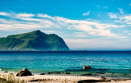 Vikten, Lofoten, Norwayの写真素材