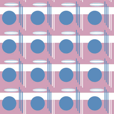 Seamless geometric pattern with colorful elementsのイラスト素材