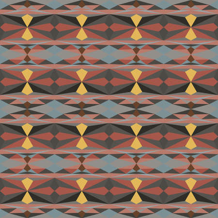 Color vector seamless pattern, abstract geometric background illustration