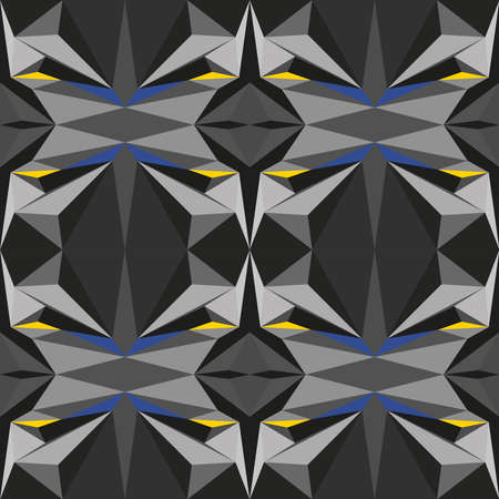 multicolor vector seamless pattern with abstract shapes. geometric art print. fashion 80s-90s....