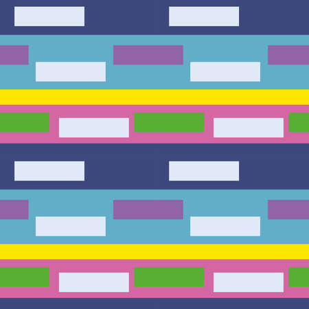 multicolor vector seamless pattern with abstract shapes. geometric art print. fashion 80s-90s. memphis style design. ethnic hipster backdrop. hand drawn. Wallpaper, cloth design, fabric, textile.のイラスト素材