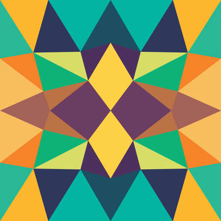 trendy seamless pattern of geometric shapes and doodles. Colorful vector pattern memphis styleのイラスト素材