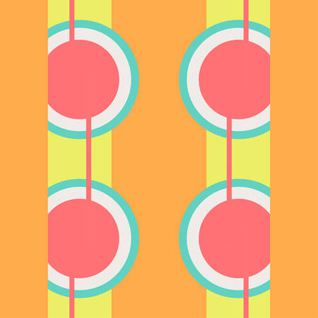 Abstract geometric seamless pattern with vertical fading lines, tracks, halftone stripes. Extreme sport style illustration. Trendy Urban colorful backdrop. Grunge, neon texture pattern.のイラスト素材