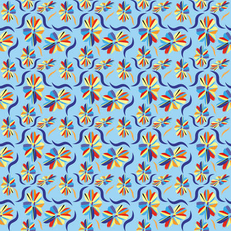This seamless pattern is suitable for fabrics, textiles, gift wrapping, wallpaper, background,...