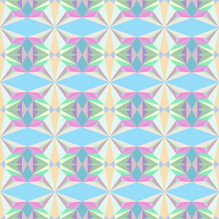 Geometric pattern design of vector Scandinavian abstract color or Swiss geometry prints background with rectangles, squares and circlesのイラスト素材