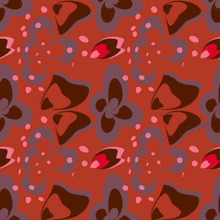 Elegant pattern with stylish flowers and leaves. Seamless template can be used for design fabric, cover, linens and more designs.のイラスト素材