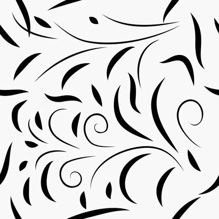Seamless floral pattern with ornamental flowers in Khokhloma style. Floral design. Traditional russian Hohloma ornament with flowers in dark blue colors. Vector illustrationのイラスト素材