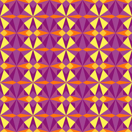 Seamless pattern with decorative geometric and abstract elements. Vector illustration.のイラスト素材