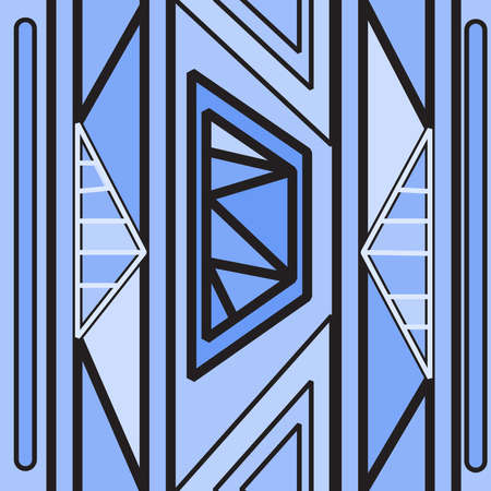 Seamless abstract hand-drawn ethnic pattern, tribal background. Seamless pattern can be used for...