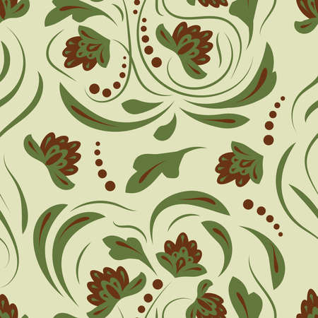 Folk flowers pattern Floral surface design pattern