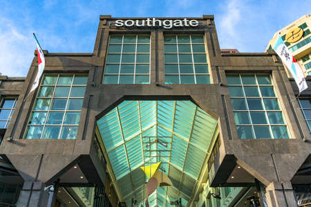 Melbourne, Australia - April 17, 2017: Southgate shopping centre entranceのeditorial素材