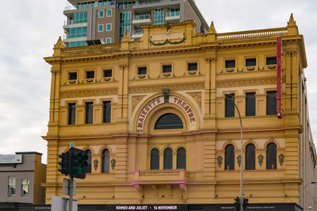 Adelaide, Australia - November 10, 2017: Her Majesty Theatre building in Adelaide, South Australiaのeditorial素材