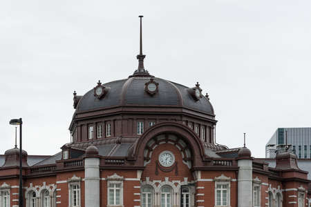 Tokyo, Japan - August 30, 2016: Tokyo railway station in Marunouchi business district in Chiyoda, Tokyo. Japanのeditorial素材