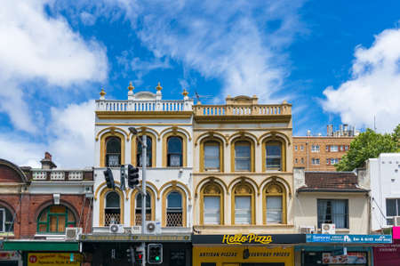 Sydney, Australia - October 18, 2017: Historic heritage architecture of Paddington suburb of Sydney, Australiaのeditorial素材