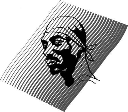 African manのイラスト素材