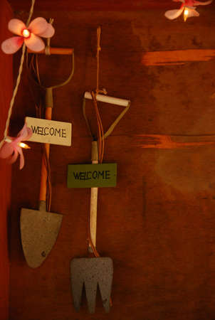 Welcome signsの写真素材