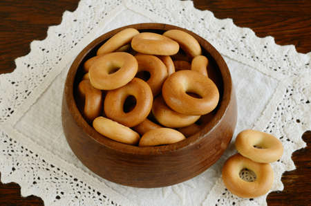 Russian baranka in country styleの写真素材