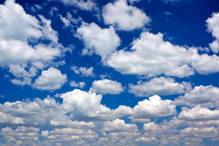 Blue sky with clouds. Composition of Nature. の写真素材