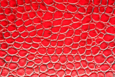 Red crocodile leather imitation texture to background