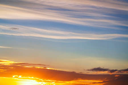 Beautiful colorful sky. 
