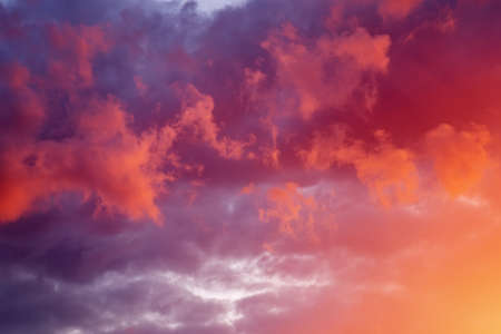 Beautiful sunset sky. Sky Background.