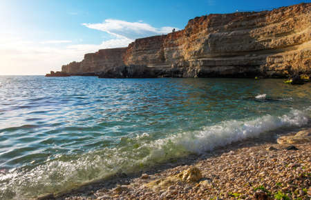 Beautiful seascape with beach. Composition of nature.の写真素材