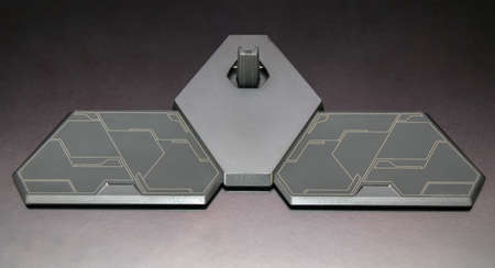 Stand for game monitor. The object lies on the table.の写真素材