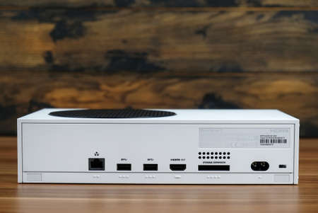 Moscow / Russia - 2020, November 03: New video game console Xbox Series Sのeditorial素材