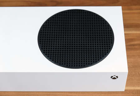 Moscow / Russia - 2020, November 03: New video game console Xbox Series Sのeditorial素材