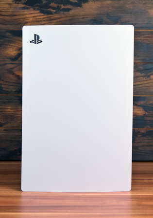 Moscow - November 19 2020: New video game console PlayStation 5