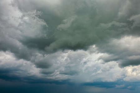 Dark sky full of clouds before the rain
