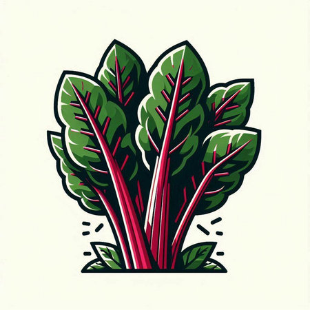 Beetroot vector illustration isolated on white background. Hand drawn chard icon.のイラスト素材