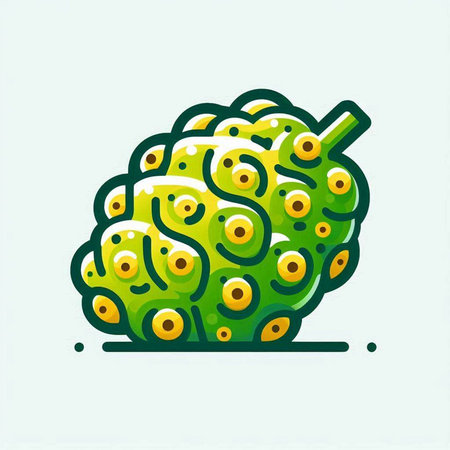 Citrus fruit icon. Vector illustration of a citric fruit.のイラスト素材