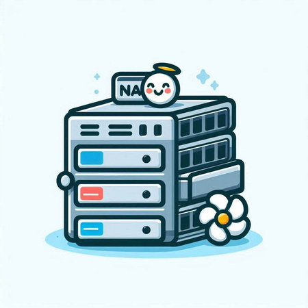 Network server doodle icon, vector illustration, eps10のイラスト素材