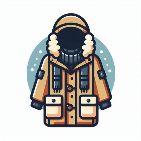 Astronaut in space suit. Vector illustration on white background.のイラスト素材
