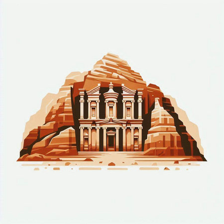 Egyptian pyramids. Vector illustration for your design. EPS10のイラスト素材